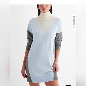 Express color block sweater dress Size M